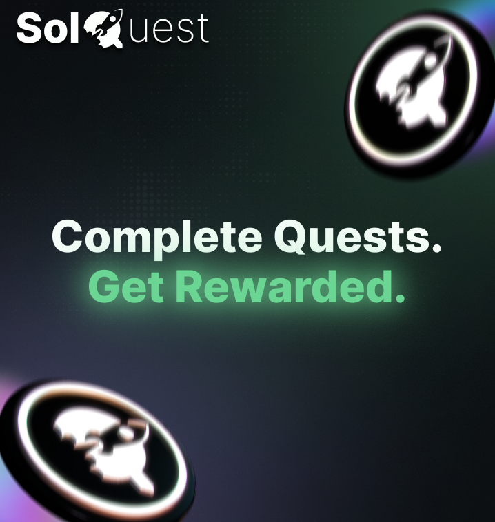 solquestapp's tweet photo. SolQuest is coming soon to Solana.

Follow @solquestapp and turn on notifications.

$SOL $QUEST $wen #solquest #Solana https://t.co/zdPb8oszge