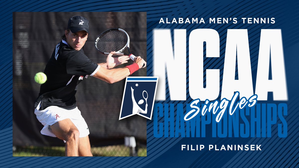 NCAA Singles Championship Bound! Filip Planinsek will make his second appearance in the NCAA singles tournament 😤 📝bit.ly/3UENIj2 #RollTide