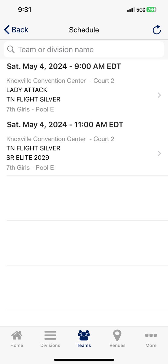 TN Flight Silver 2029 ready for The TN Miracle Classic in Knoxville this weekend! Competition about to be 🔥🔥🔥