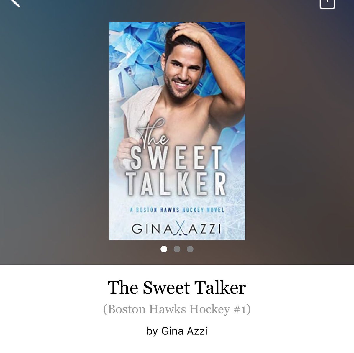 The Sweet Talker by Gina Azzi 

#TheSweetTalker by #GinaAzzi #6270 #30chapters #228pages #419of400 #Seris #Audiobook #56for14 #Hoopla #BostonHawksHockeySeries #7horuaudiobook #Book1of9 #NoahAndIndy #april2024 #clearingoffreadingshelves #whatsnext #readitquick