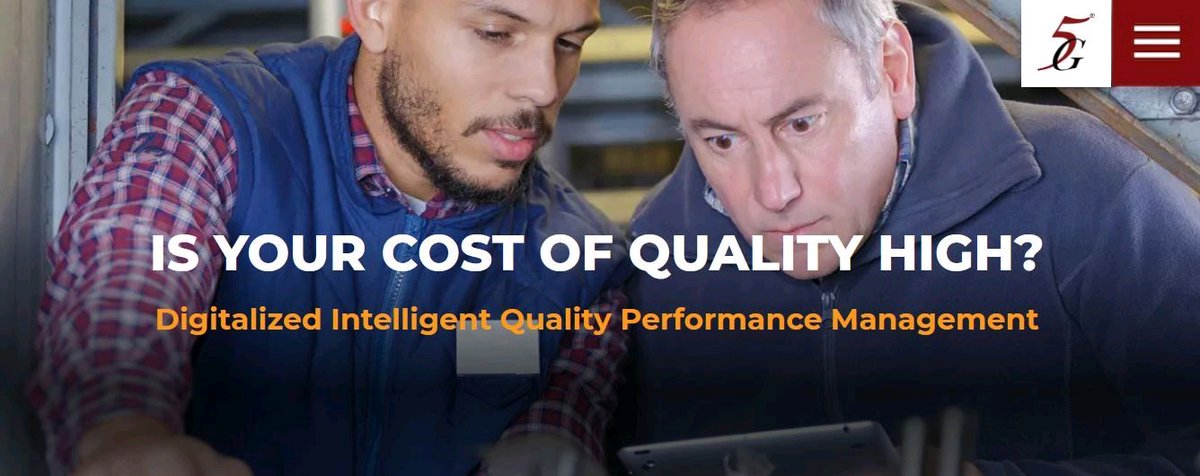 #TuesdayThoughts #QualityAssurance #quality40 #smartmanufacturing #Industry40 
fifthgentech.com/quality_perfor…