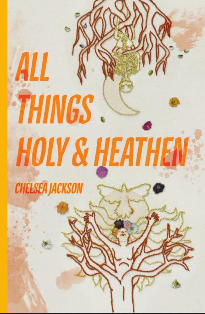 🪽It’s Publication Day! 👹

So excited to share All Things Holy &amp; Heathen with you!

This book is meant to be an offering for our collective joy, lament, action, and hope. I hope you enjoy it! 💛

Grab your copy at: aprilgloaming.com/shop/all-thing…

#NationalPoetryMonth #WritingCommunity