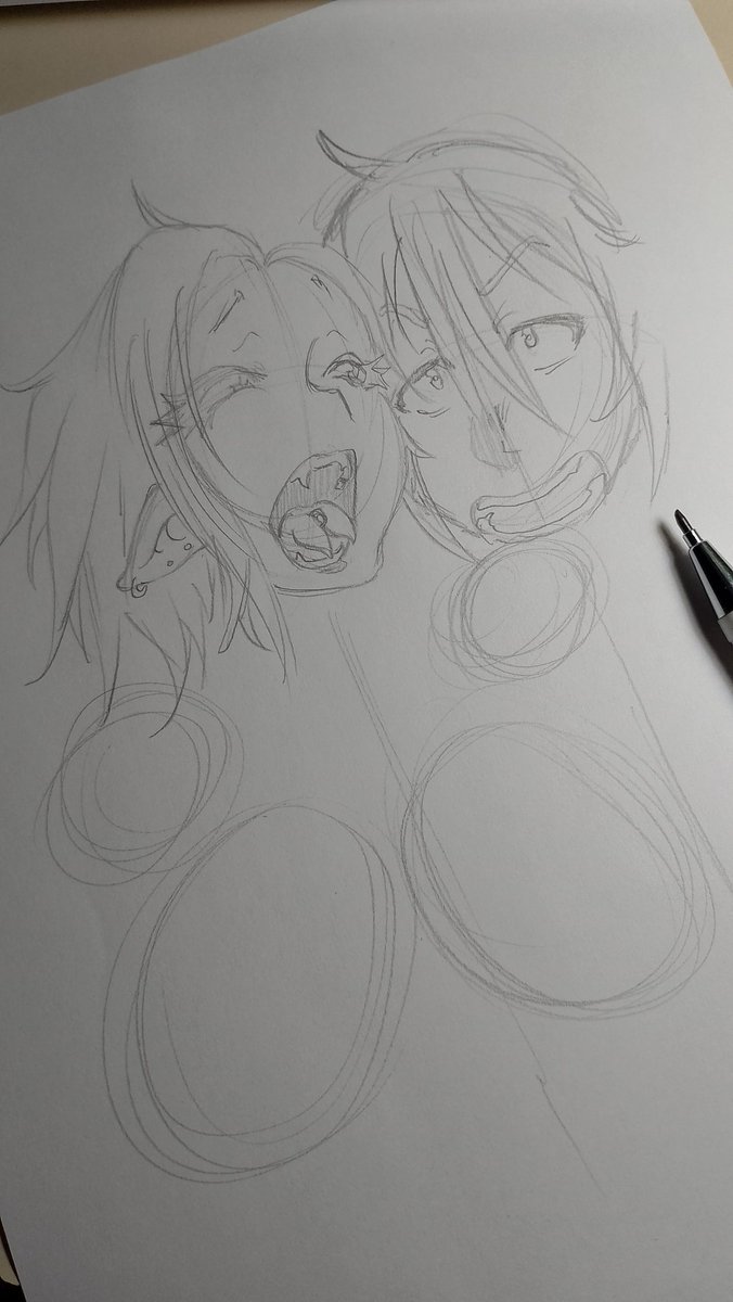 Sketch From Yuki Furu Yoru no Reptile Doujinshi by Jun Sensei 🐉
#sketch #animegirls #monstergirls