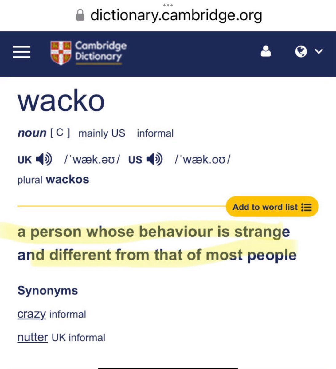 Obviously our liberal president of the House couldn’t tolerate such a word!
#WackoTrudeau