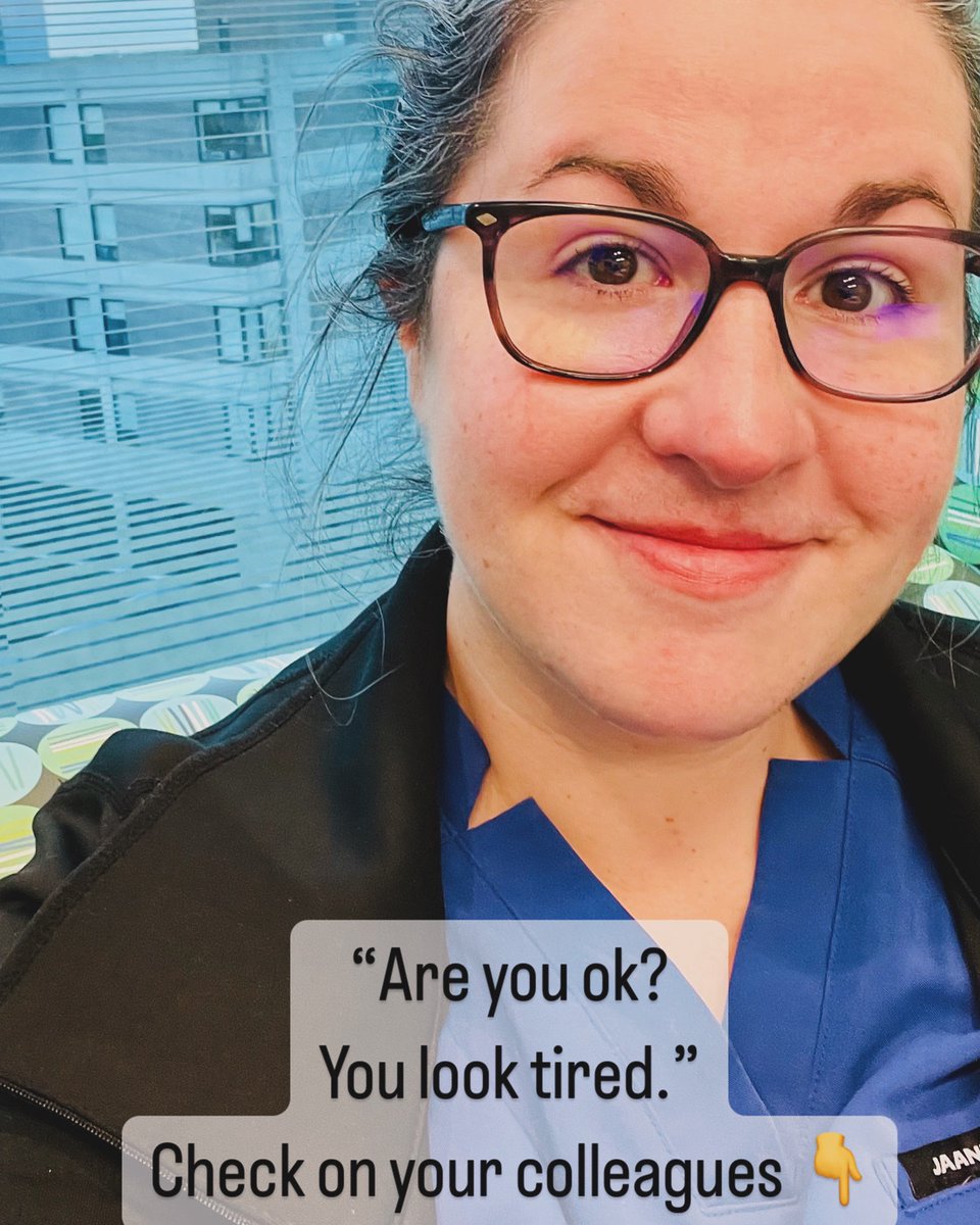 “Are you ok? You look tired.”

Today, I ran into a colleague who seemed genuinely concerned about me.

I 😀 and validated that I was tired after working a long overnight shift in the #PedsICU but that I was also ok.

Care is 🔑 to a culture of wellness at work

#MedX #MedTwitter