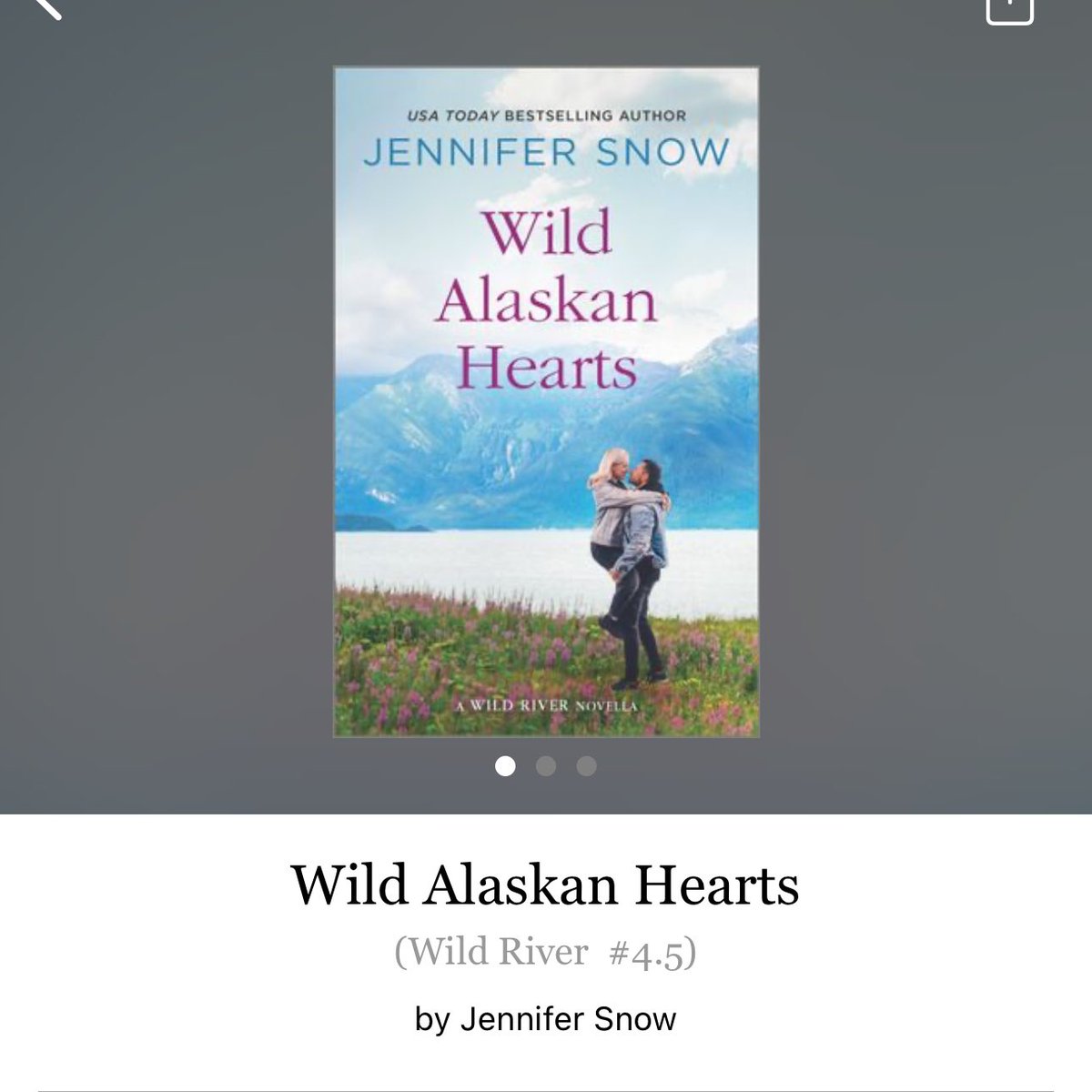 Wild Alaskan Hearts by Jennifer Snow 

#WildAlaskanHearts by #JenniferSnow #6273 #6chapters #44pages #422of400 #Series #Book #59fo15 #WildRiverSeries #Book3.5of6 #ArronAndAlisha #april2024 #clearingoffreadingshelves #whatsnext #readitquick
