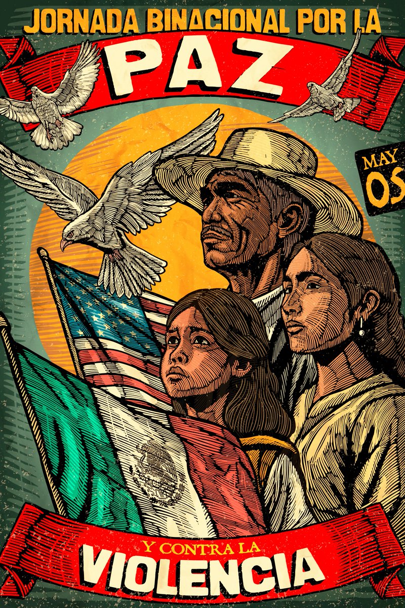 📱✊🏿Únete a la protesta virtual contra la violencia en México y EE.UU. Los pueblos de ambos países saldremos a las calles y llenaremos las redes de nuestras exigencias urgentes por la paz.🚨🕊 🟢#5DeMayo ⏰1:30 PM (LA) 2:30 PM CDMX y 4:30 PM NY fb.me/e/6vFTs7d7H