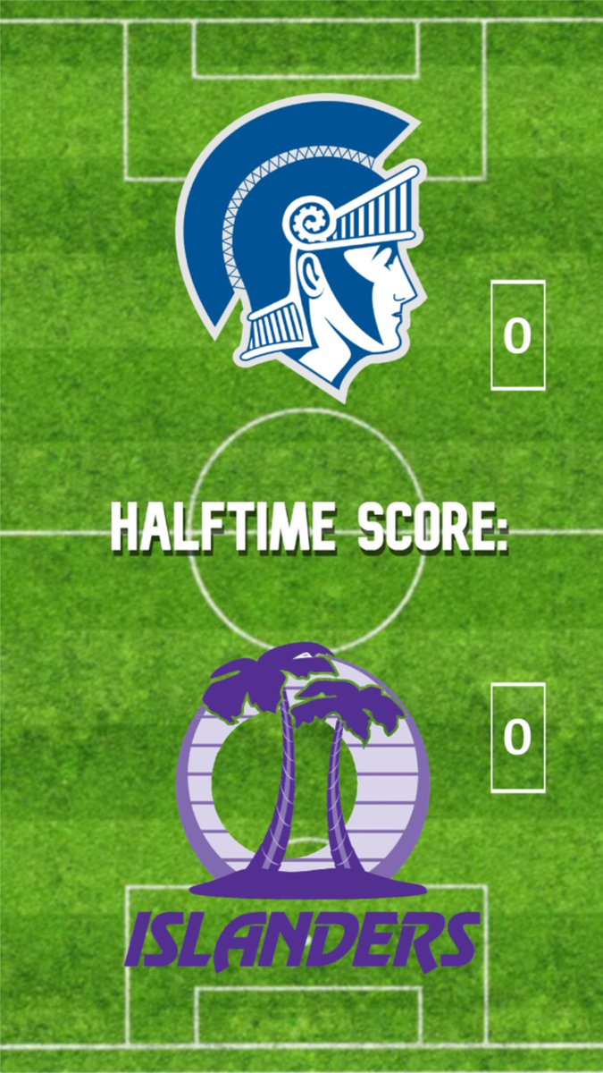 Varsity Halftime Score: 
⚪Islanders: 0
🔵Lincoln East: 0
#nebpreps
