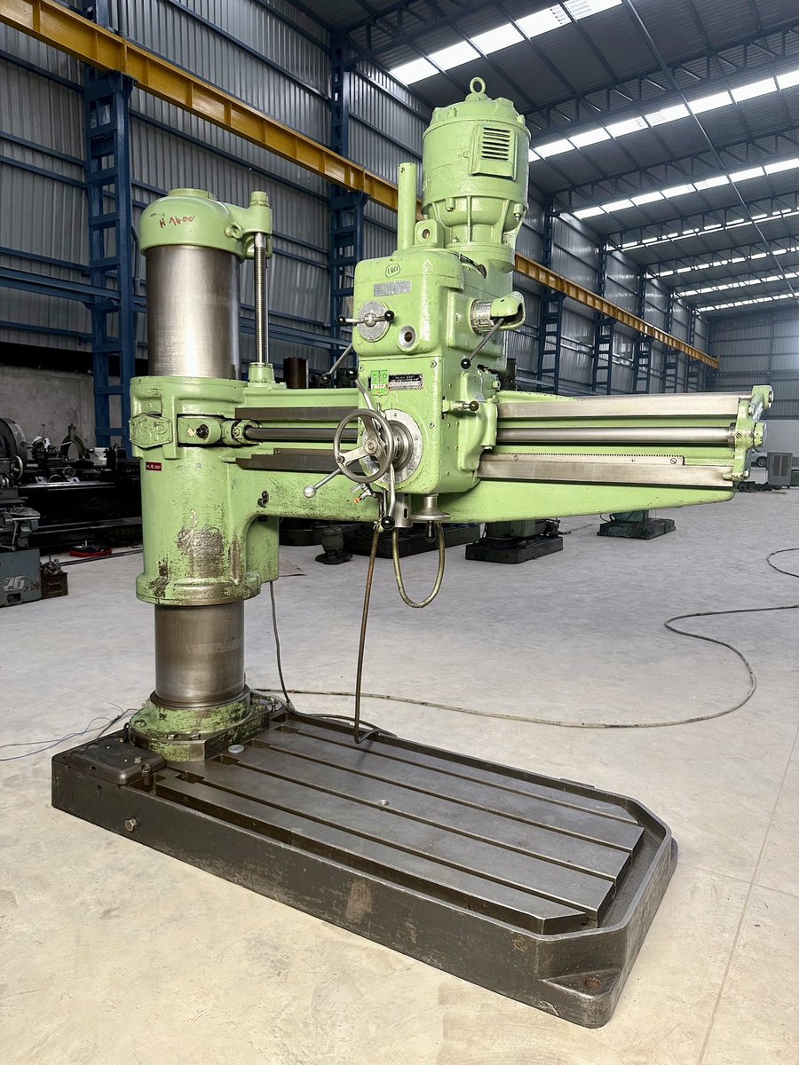 Radial Drilling Machine - GSP France - Capacity 50 mm x 1700 mm Arm Length 

#radialdrill #radialdrillingmachine #radialdrilling #radialdrills #drilling #drillingmachine #toolroom #machinetools #machinery #machineshop #gsp #gspdrilling #gspfrance #madeinfrance #engineering