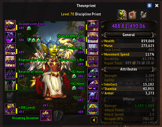 Theunwow's tweet photo. was busy for a lot of last week with work (also season 4 lmao) so I've decided I'm going to do an experiment with my character this season

How long does it take to fully gear if you dont do any Mythic+?
This is the start of week 2 https://t.co/Qlyom6b1Hi
