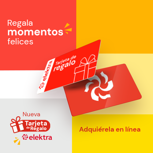 ¡Ya está aquí la nueva #TarjetaDeRegaloElektra! 🎁 Demuestra tu cariño y utilízalas en tienda física y en elektra.mx 💻 ¡Adquiere la tuya! bit.ly/4bhYIbL