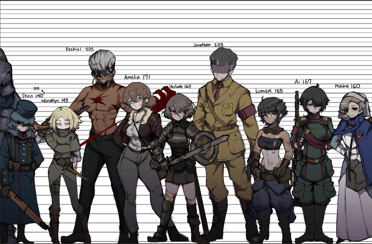 mafuokaoka2's tweet photo. height chart
#drawing #ArtistOnTwitter #art #arttwt #ProjectNOA #Overcometh #ProjectNOAovercometh https://t.co/b5R1ffuspN