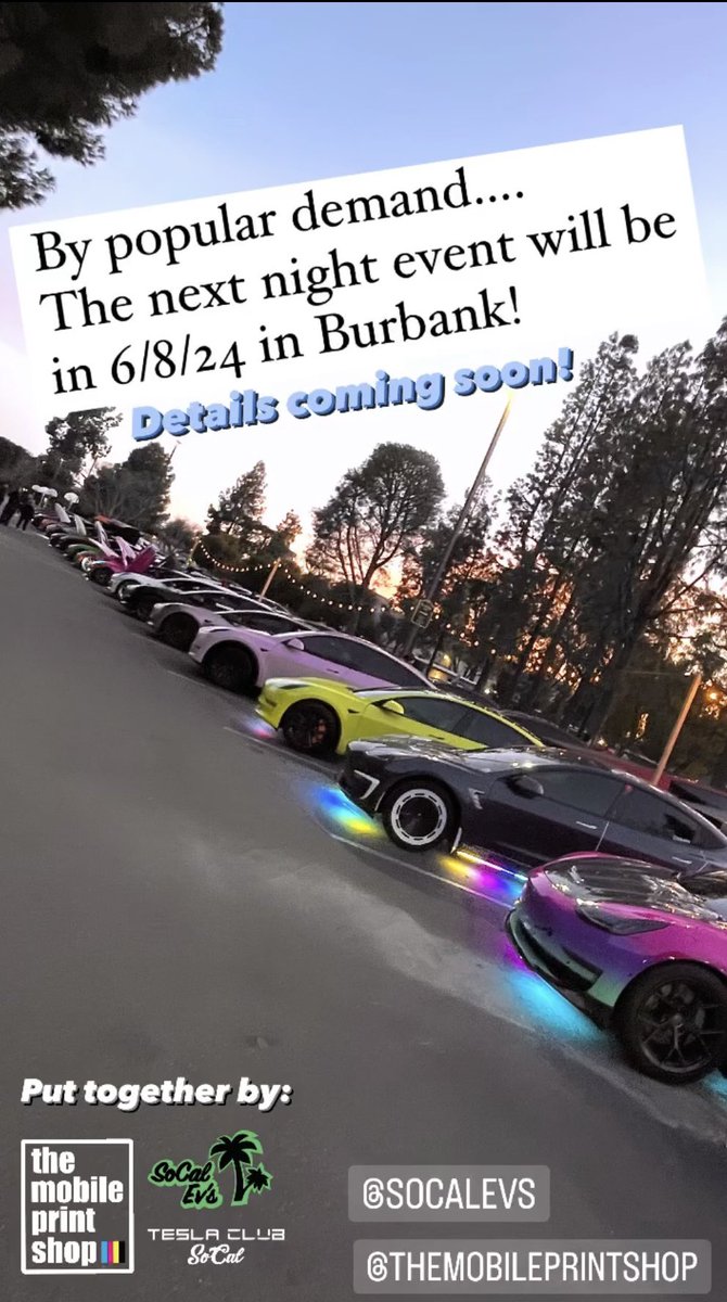 SAVE THE DATE 6/8/24 @SoCalEVs Details coming soon!