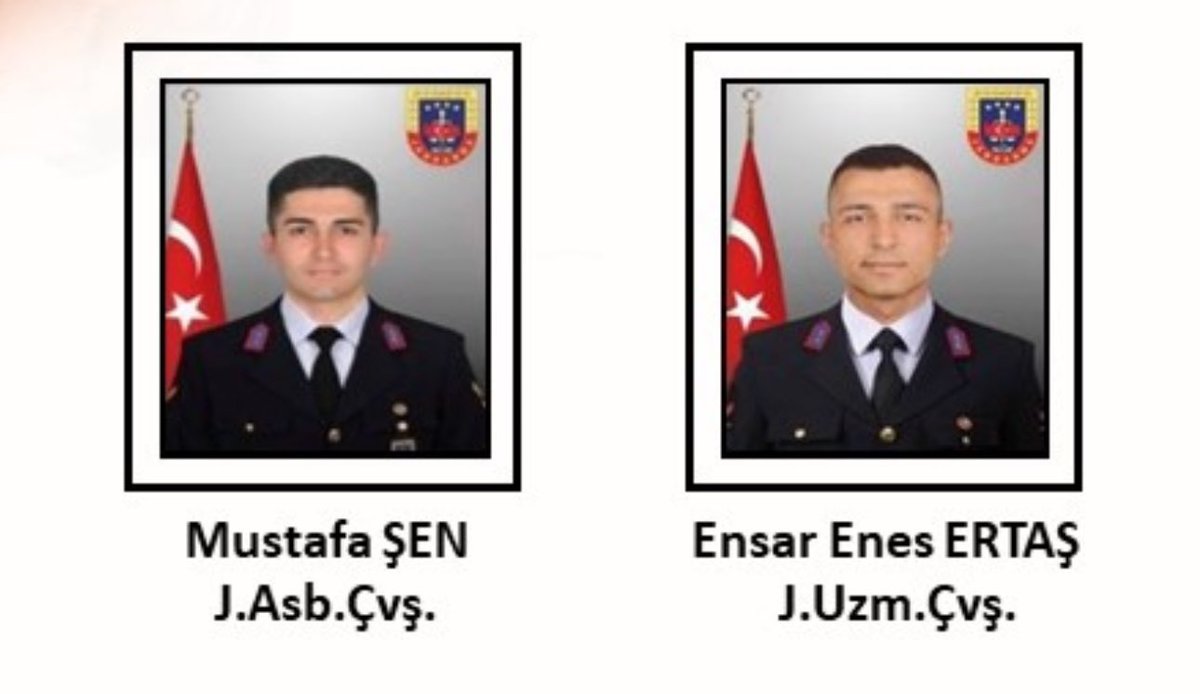 alitilkici38's tweet photo. #Şırnak ’ta düzenlenen operasyon kapsamında J.Asb.Çvş. Mustafa Şen ve  J.Uzm.Çvş. Ensar Enes Ertaş, zırhlı aracın şarampole devrilmesi sonucu ağır yaralanmış ve yapılan tüm müdahalelere rağmen kurtarılamayarak şehit olmuşlardır. 

Şehitlerimize Cenab-ı Allah’tan rahmet, kederli ailelerine ve sevdiklerine Allah tan sabır diliyorum.
yaralı iki Personelede de Allah’tan acil şifalar diliyorum.🤲

Aziz şehitlerimizin ruhları şâd, makamları âli olsun🇹🇷