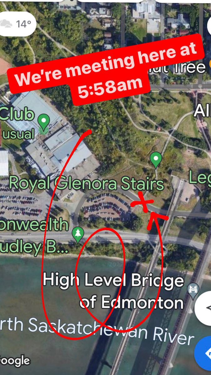 Royal Glenora Stairs tomorrow 5:58am
