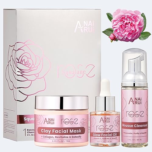 I just received ANAiRUi Facial Skin Care Set - Rose Squalane Clay Mask - Rose Face Oil - Rosewater Foam Cleanser, Face Care Kit for Hydrating, Moisturizing, Firming, Skincare Gift Set - Ros from captainvett via Throne. Thank you! throne.com/dearlyyu #Wishlist #Throne