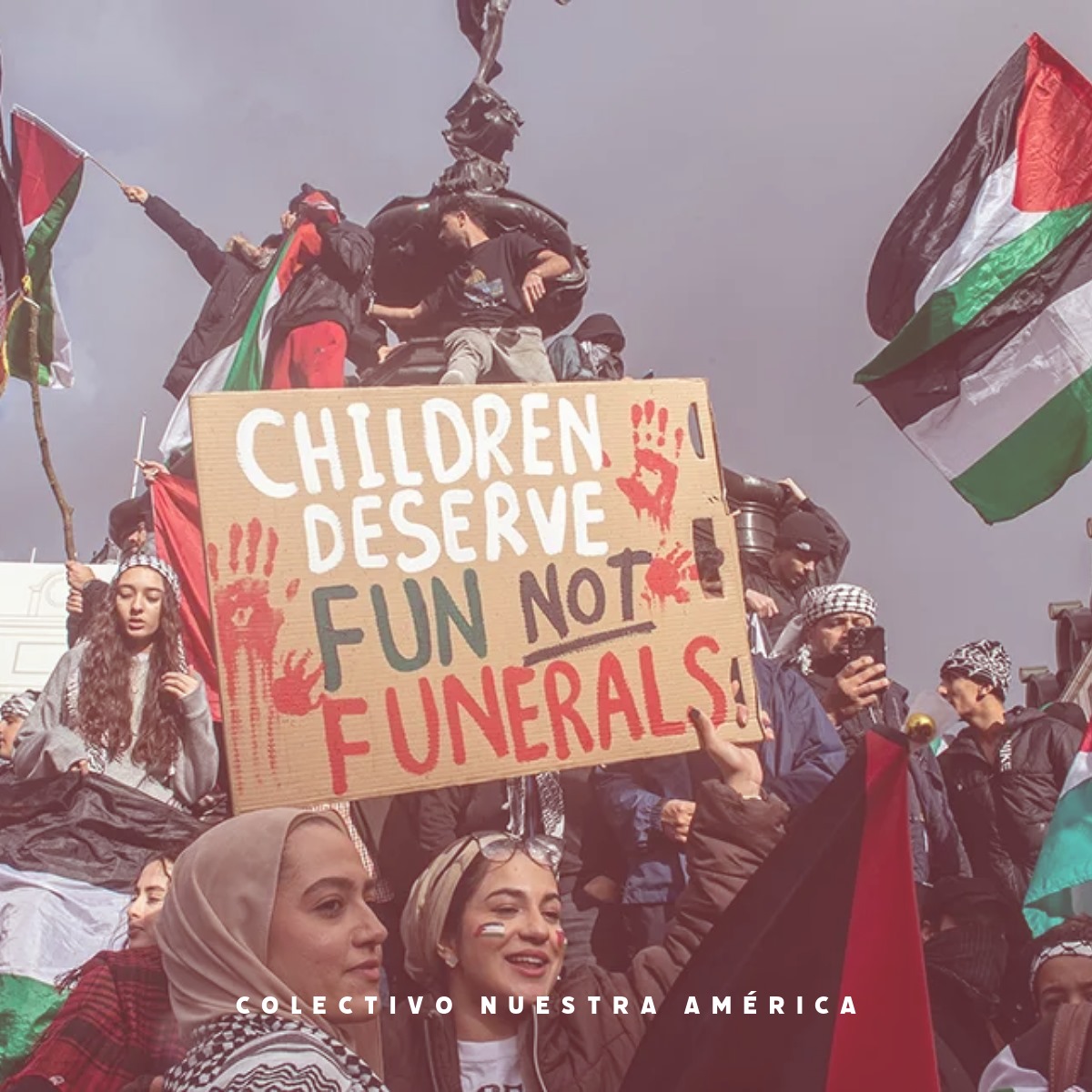Este #DiaDelNiño hay que recordar también a las infancias que sobreviven al genocidio en #Palestina