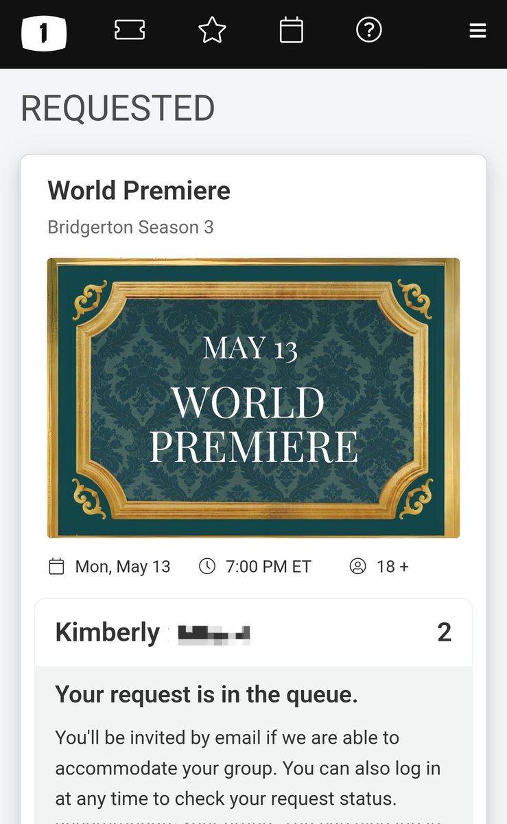 Impatiently 
                      waiting 
                                     and
                      waiting
             and
waiting. 

I'm a lousy waiter. 🤞🙏💙💜

#JonathanBailey #SimoneAshley #Kanthony #Bridgerton #NYC #WorldPremiere