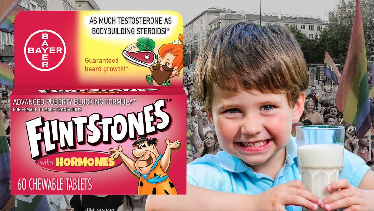 Flintstones Vitamins Now Available With Puberty Blockers buff.ly/3aWEkjv