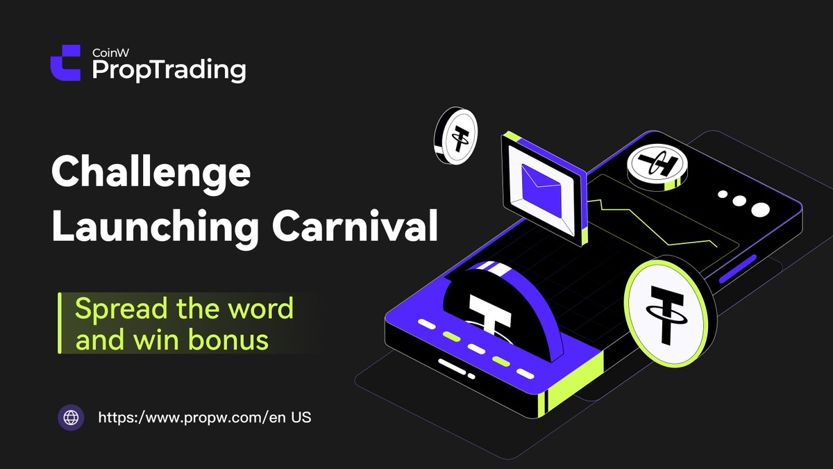 🚀 #CoinW PropTrading just updated! #CPT @CoinWPT ✅ 27 Trading Pairs ✅ 5x Leverage ✅ Challenge 1 Trading ✅ Dashboard ✅ Referral Center Join us for: 1. 15% Discount for inviting friends 2. 8% real USDT reward for referrals Learn more: coinw.zendesk.com/hc/en-us/artic…