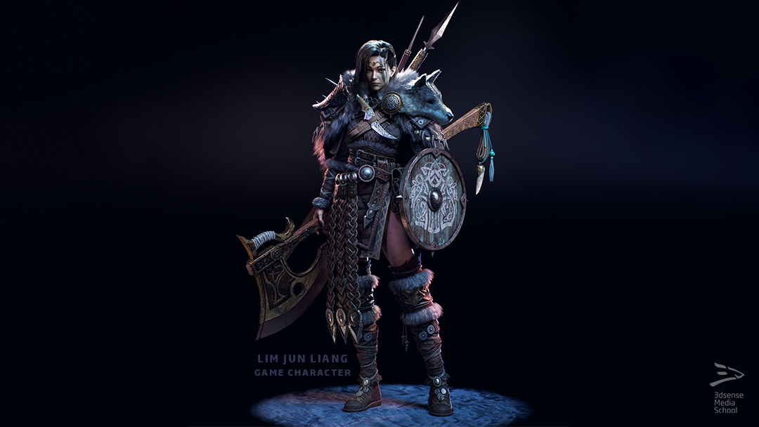 3dsense's tweet image. Discover the mesmerizing work of Jun Liang&apos;s game character entry, &apos;Ash Wolf Viking,&apos; nominated for The Excellence Award at @TheRookiesCO Awards 2024! 🎉

#StudentSpotlight #CharacterModeling #3dModeling #Lighting #GameProp #UnrealEngine5 #ZBrush #MarvelousDesigner #Photoshop