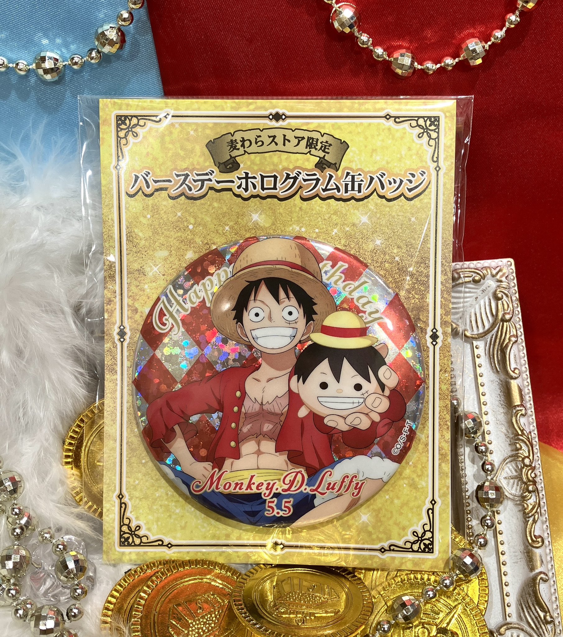 ONE PIECE】バースデイ缶バッジ コビー: 雑貨｜東映