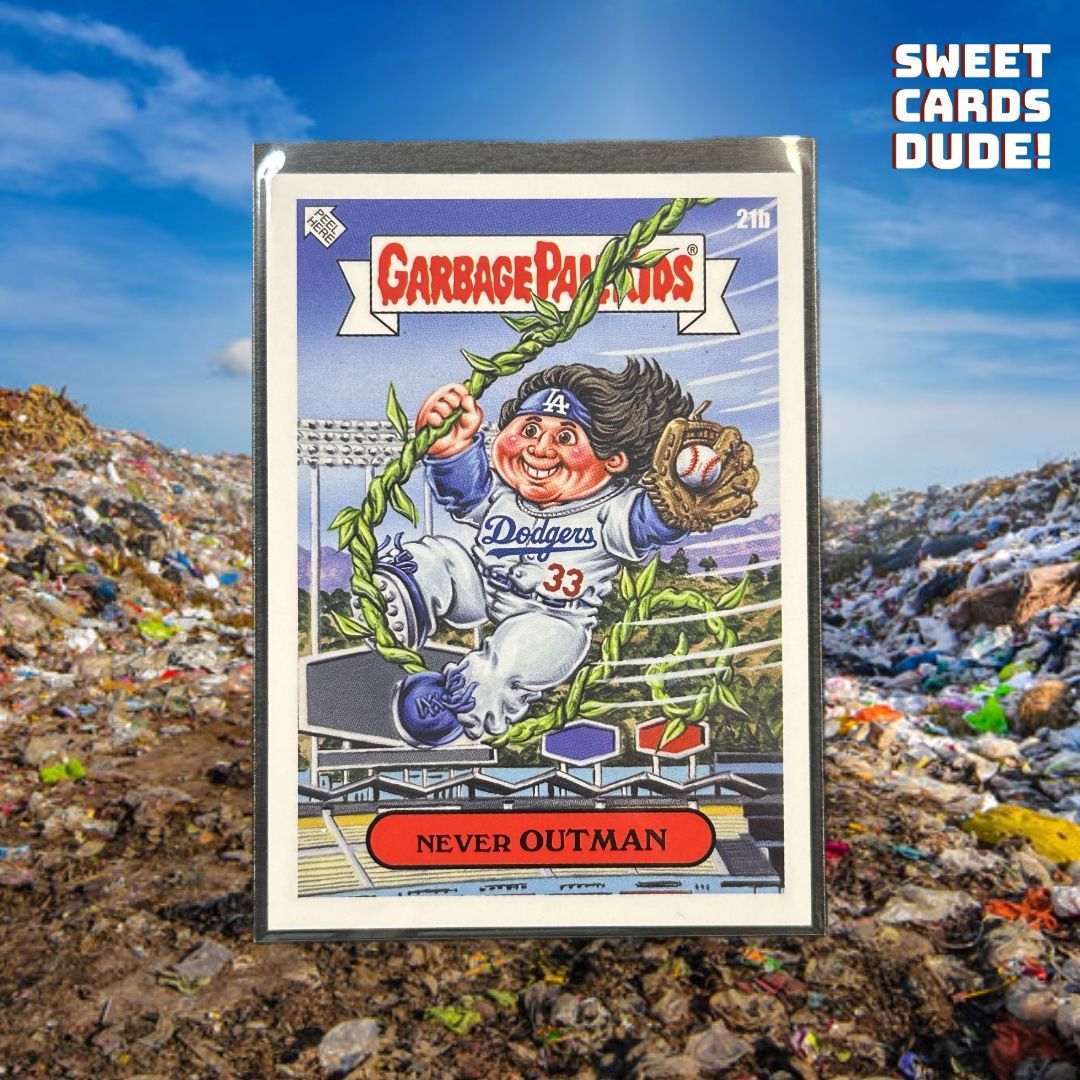 2023 @topps #garbagepailkids X #MLB series 3 Never Outman #trash 

Don’t miss the @htowncardshow 5/11-5/12. We will be setup at tables 41 & 42. Stop by and give us a 👊🏼
 #packopening #sportscards #whodoyoucollect #breaks #thehobby #collecting