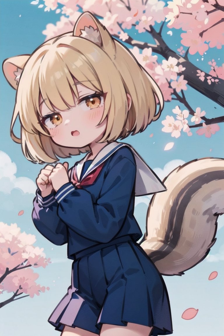 AdvanceNext1878's tweet image. シマリス「ソメーヨシノ、色も散り際も、淡くて儚いのだ… 」
ナキウサ「鮮やかなエゾヤマザクラとは違うキレイさだね!」
#AIイラスト #ジト目同盟 #AIピクターズ