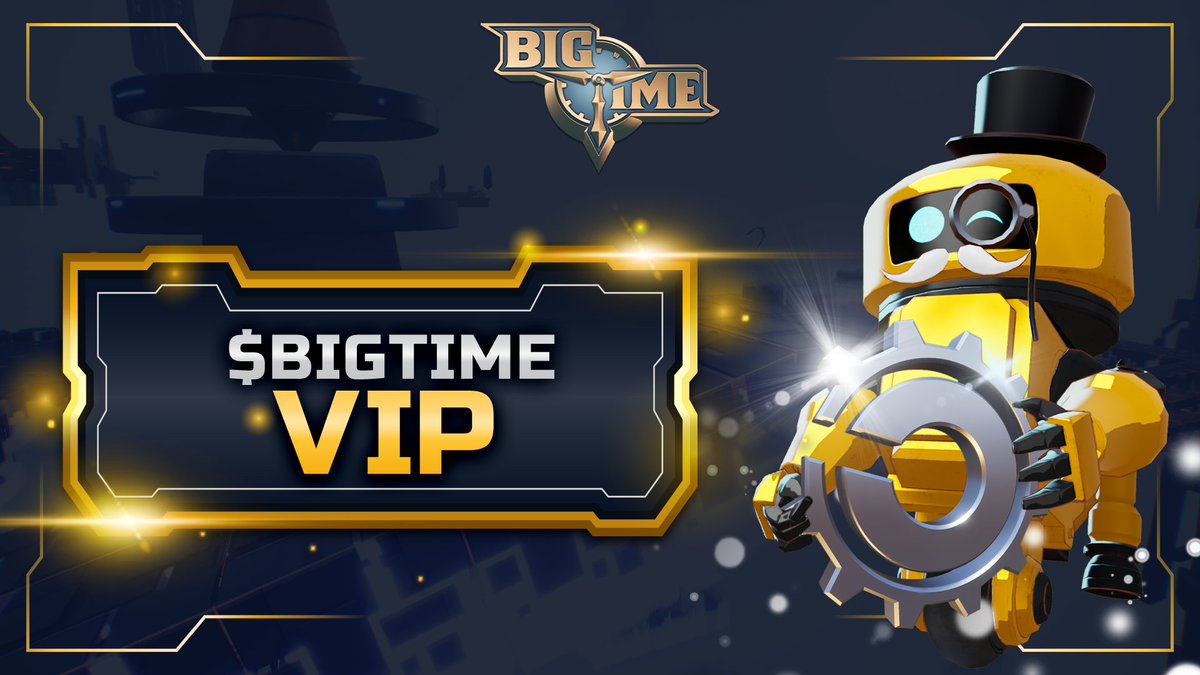 🎉 Introducing the $BIGTIME VIP program! Tailored to reward our most loyal players with exclusive benefits and rewards. More info: medium.com/@playbigtime/b…