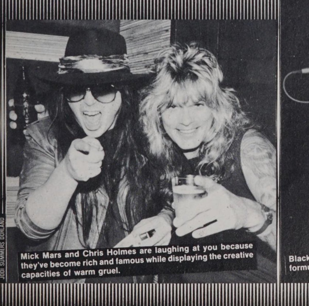 Mick Mars and Chris Holmes from WASP