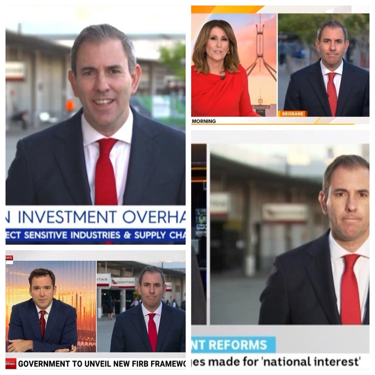 Busy morning at BNE with @abcnews @sunriseon7 @TheTodayShow and @SkyNewsAust talking about @AustralianLabor’s new reforms to strengthen Australia’s foreign investment settings. This is part of our big focus on economic & national security in the budget in two weeks’ time. #auspol