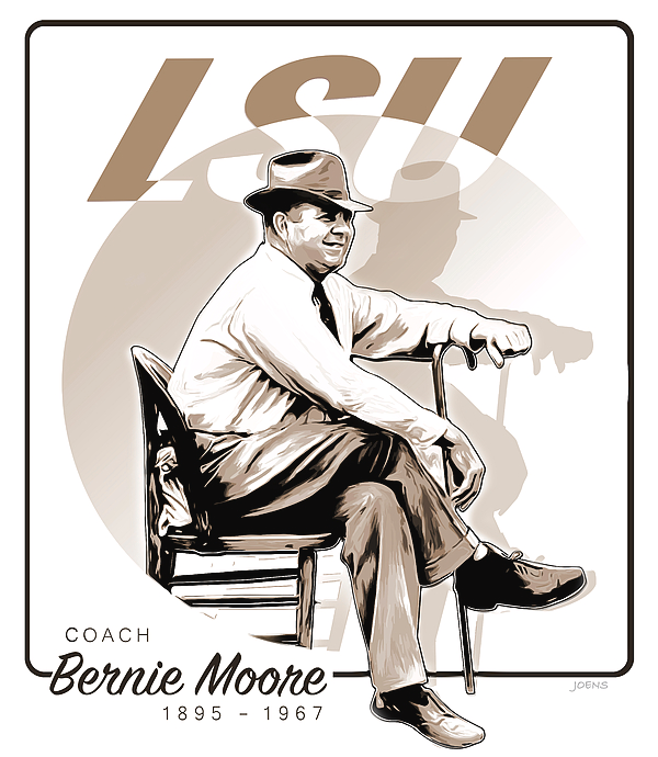Bernie Moore was born on this day in 1895. Moore led LSU from 1935-47 accumulating 83 wins with a .671 winning percentage. Moore also led LSU to their first 2 SEC titles in 1935 & 36.