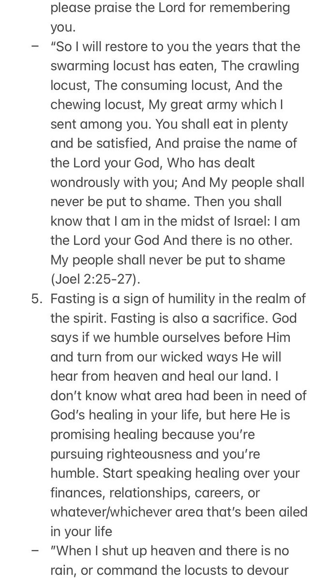 #Day3of3 #FastingAndPrayer 
Look at you…you have stayed faithful to your fast until the very end. You’ve cracked a certain spiritual code, be expectant, your answer has been released ❤️🔥‼️CONGRATULATIONS.