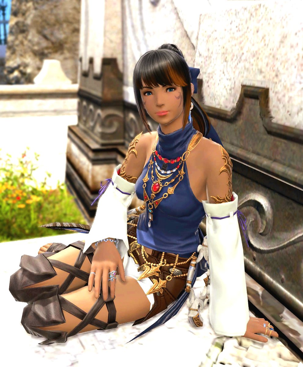 RT w/ a synopsis of your WoL!

Name: Sapphiremarion Lune
Place of Orgin: Meracydia
Occupation: Danseuse/Songsmith
Nameday: 2/25
Race: Midlander Hyur
Sex: Female
Gender: Feminine
Age: 22
Height: 5'5
Weight: 129 lbs
Social Status: Dating
Battle Style: Form Combination