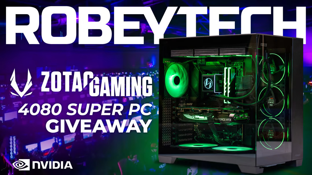 🔥THIS ENDS TONIGHT - 5 hours to go! 🔥

Win a #GamingPC built by #Robeytech - featuring the #ZOTACGAMING GeForce RTX 4080 SUPER AMP!

👉ENTER NOW: gleam.io/LxBtP/win-a-cu…

#NVIDIAGeForce #RTXon #GamingGiveaway #PCGaming #Giveaway #GamingGiveaway