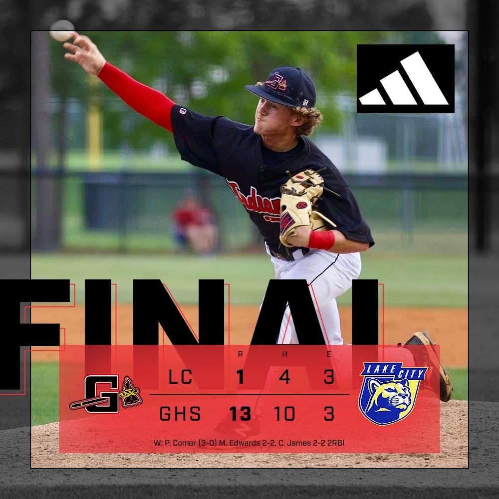 Indians improve to 20-4 and win opening round of playoffs. Gilbert will host the winner of Georgetown and Beaufort Thursday at 6pm