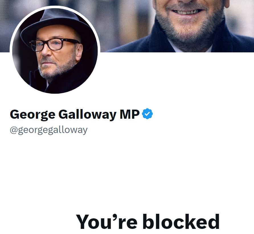 George Galloway ✔️ Tick