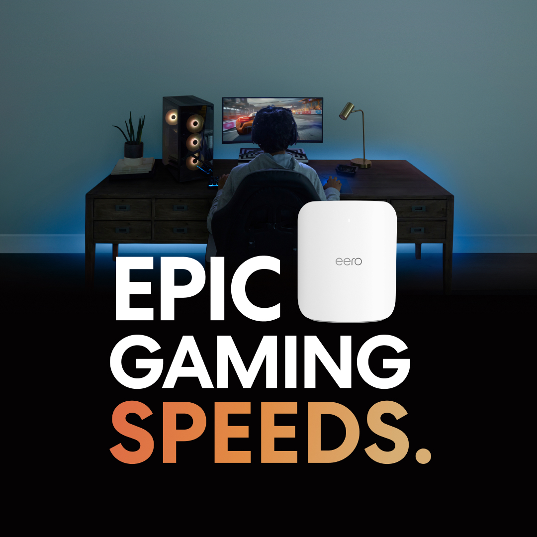 Experience next-level gaming with Wi-Fi 7 technology ⚡ Our Gaming Week sale is happening now 🎮 eero Max 7 is 15% off for a limited time: eero.com/deals