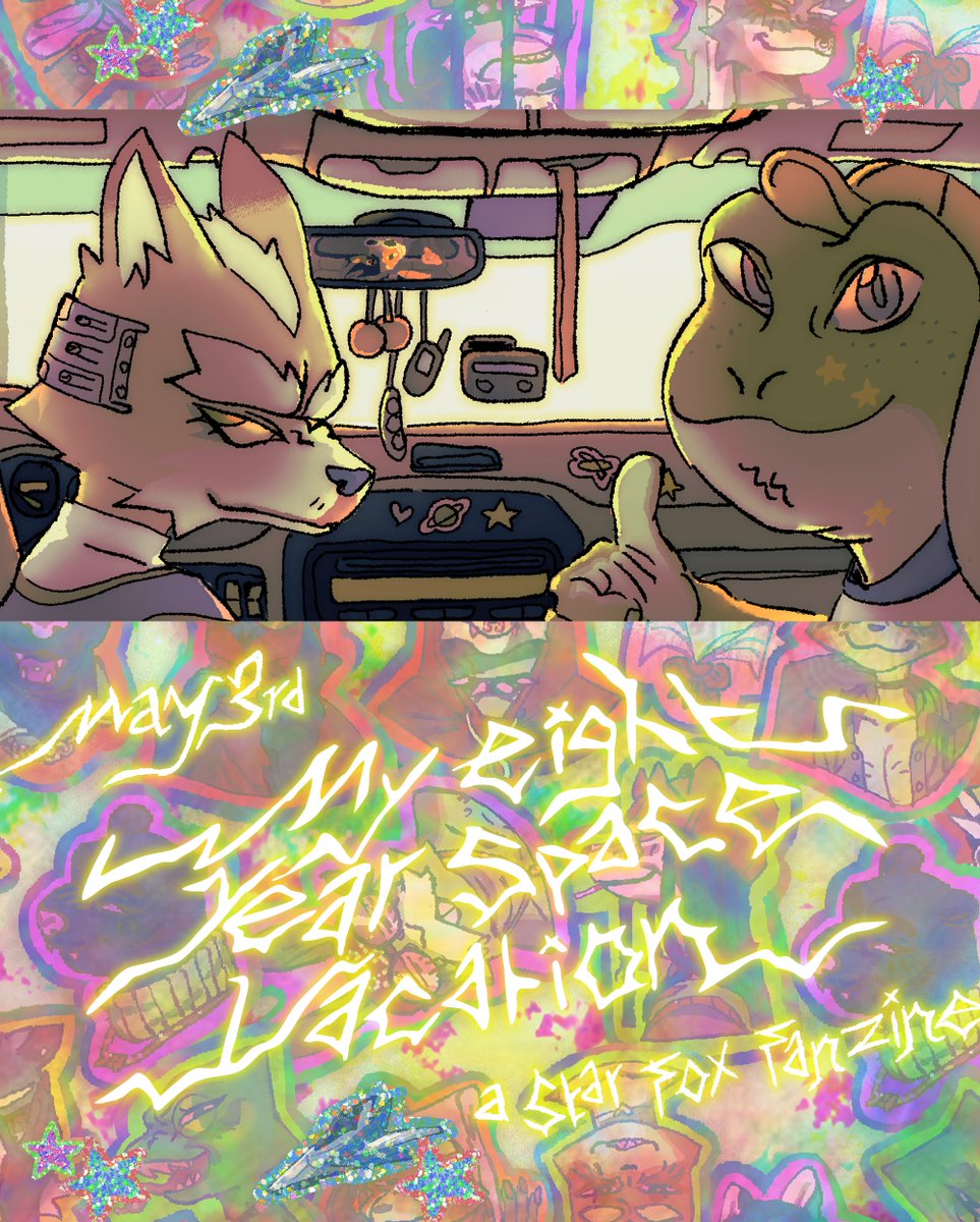 ⭐️ MY EIGHT YEAR SPACE VACATION ⭐️
A STAR FOX FANZINE ⭐️ COMING MAY 3RD