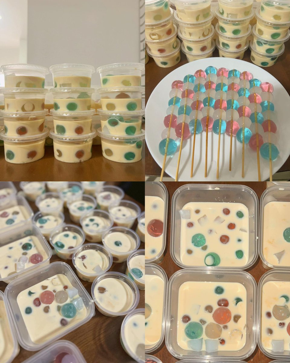 Hi all! Saya dan isteri ada buat business jual Jellyball dessert mengisi masa lapang kami. Boleh tempah untuk macam macam event. Kawasan Sepang/Dengkil/Putrajaya/Cyberjaya atau jauh sikit pun boleh lalamove. Jellyball Custard Rm5 Jellyball Custard Mini Rm2 Jellyball Stick