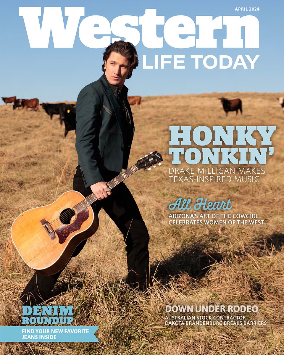 Check out the latest issue of Western Life Today! 🤠 Meet our cover model, @DrakeMilligan, who's making waves with his own brand of country music. Along the way, you’ll find profiles of other people making a difference in the Western world. Read it now➡️ bit.ly/3QsKWLw