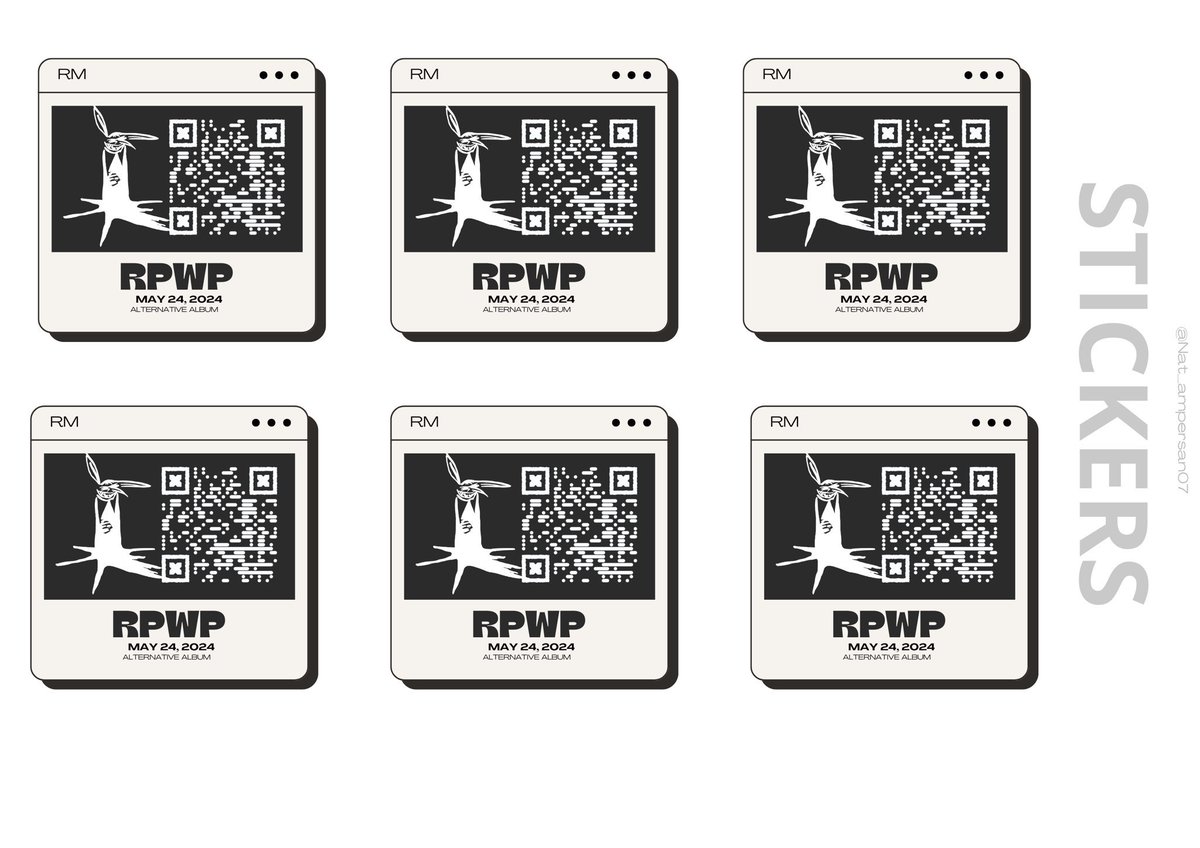 RPWP Printable Stickers/Mini Posters