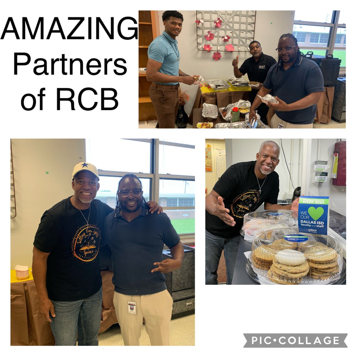 Thanks @BurlesonDISD Nation for an AMAZING testing environment. Thanks Testing Team for an AMAZING plan. Thanks @AustinVoices for our loaded Potato Bar. Thanks @unitedtolearn for the delicious cookies. Love it!#AmazingPartners #WhoAreWeRCB @SpruceV_T @ACEDallasISD @TeamDallasISD