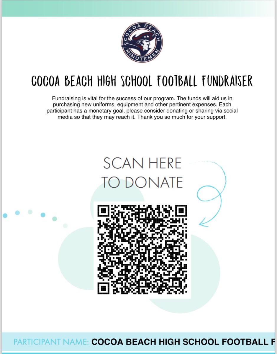 Family and friends of Beach Football- we need your help!! We launched our online fundraiser yesterday so we can give back to the program and our kids!! A winning program wins at everything- fundraisers, practices, weight room, games, etc. It truly takes a village! Thank you all‼️