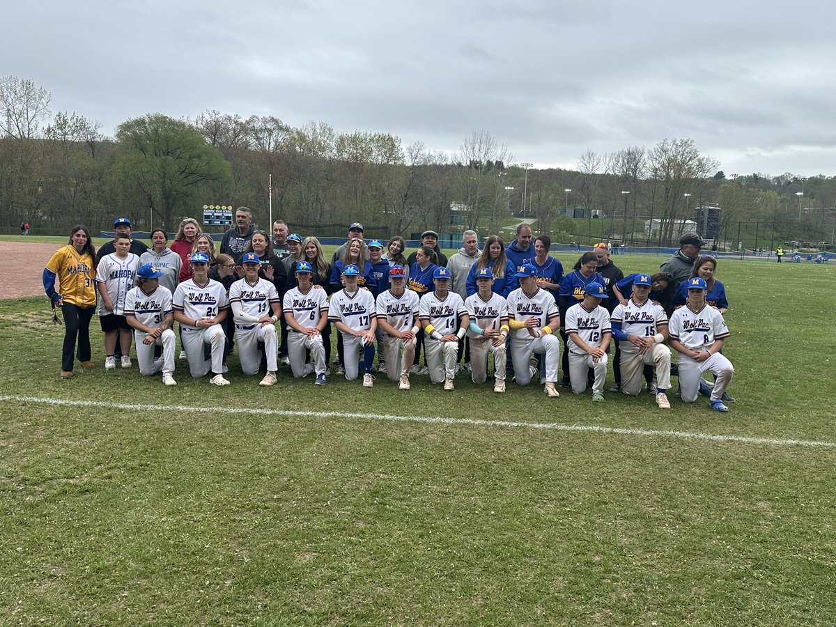 Thrilling win on Senior Day!! @MahopacBaseball walks it off in a 3-2 win over a tough Carmel team!!! A big thank you to our Seniors!! You have helped create a culture we are proud of!!Thank you to our booster club for making this a memorable day for our seniors!! Go PAC!!