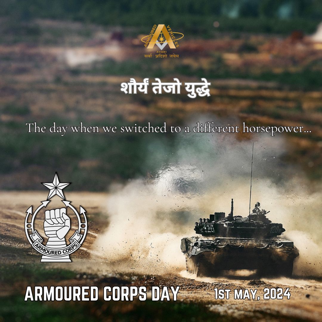 AVNL is proud to be a part of our country's Armoured Corps, and wishes our forces a happy Armoured Corps Day. @adgpi @artrac_ia   #armouredcorps #indianarmy #armourday