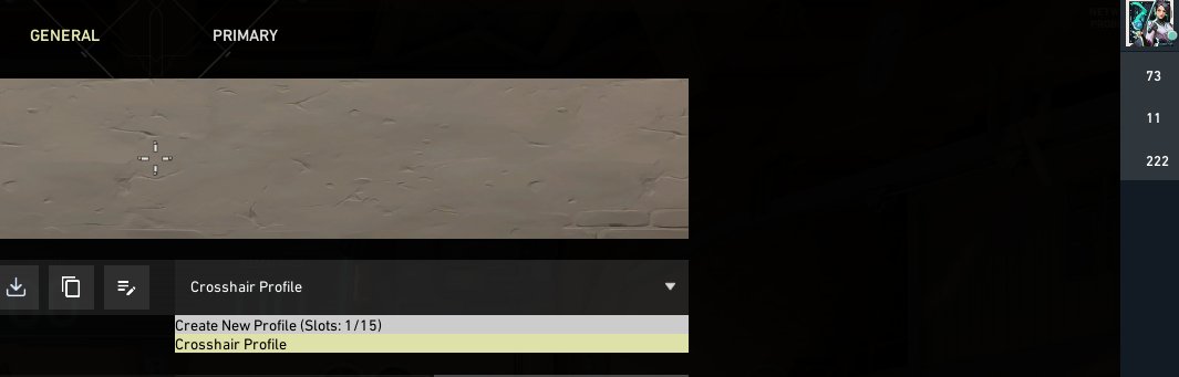 Critical on X: “anyone else have all 15 of their saved crosshairs