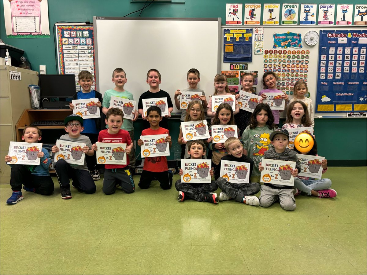We are so very pleased to present our newly published book “Bucket Filling from A to Z.” Thank you @studentreasures for making it possible! We have some very proud Grade 1 authors! Congratulations!#ProudAuthors @holyfamilyscho2 ✍️ ✏️ 📖 ❤️
