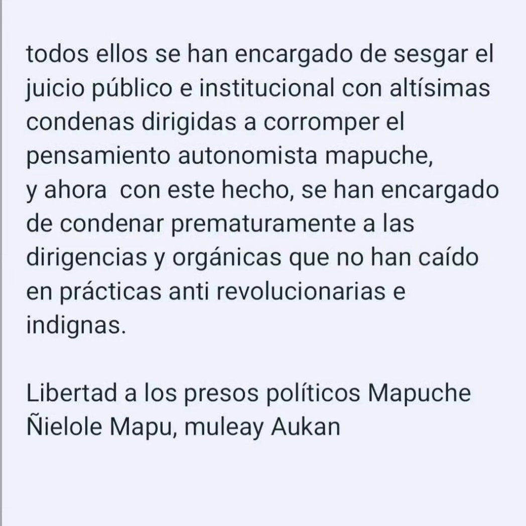 🔴Wallmapu, difundimos. Comunicado Weichan Auka Mapu ante los hechos ocurridos en Arauco. Desde @RadioKurruf #arauco #wallmapu