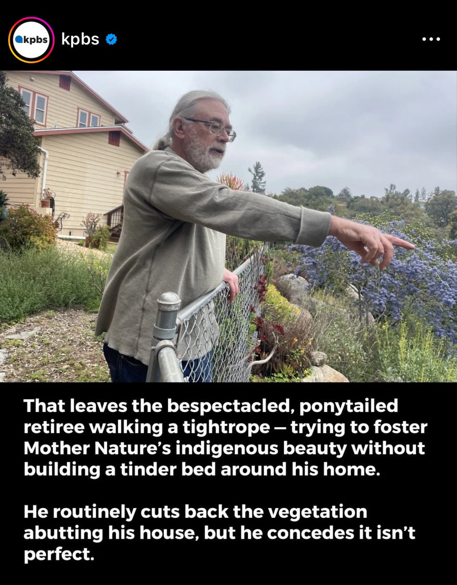 The best way for Paul to restore the native plant community would be to move somewhere else, level his house (or let a wildfire get it) and let nature do it for him